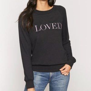 Rare! NWT! Spiritual Gangster Loved Embroidered Sweatshirt